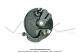 Flasque de frein  tambour avant - Grimca - 90mm - pour Mobylette MBK 51 Magnum Racing  / Passion / Evasion (...)
