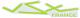 Autocollant  VSX France  - 24x5cm - Vert Fluo