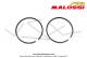 Segments Malossi - 45.5mm - Chroms - pour kits Malossi Peugeot 103 / MBK 51 (la paire) (Article non homologu / Interdit sur voie publique / Rserv  un usage comptition sur voie prive telle que circuit)