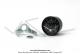 Compteur de vitesse rond - 48mm - 60km/h - carr de 2.6mm - contour noir - pour SoleX / Mobylette Motobcane Motoconfort MBK Peugeot