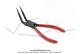 Pince  circlips -  longs becs (manches rouges) pour circlips internes de variateurs de Mobylette Motobcane / MBK (AV7 / AV10)