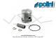 Piston Polini  Luxe  46mm - 70cc - Mono-segment Chrom - Lettre  D  - pour Peugeot 103 SP / MVL / SPX / RCX (Article non homologu / Interdit sur voie publique / Rserv  un usage comptition sur voie prive telle que circuit)