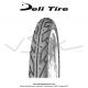 Pneu 2 1/4 x 17 (2.25-17) TT - DELI  S-215  - 28J pour Mobylettes Motobcane / MBK 51 / Peugeot 103