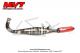 Pot d'chappement MVT SP2 S-Race - Roul / Soud - avec rotule micromtrique - pour Peugeot 103 SPX / RCX / FUN / MVX / SPECTRUM / CLIP (bras carr)