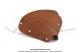 Dessus de selle  J.REYDEL  - Modle large - 25 x 25cm - Marron - Mobylette Motobcane / Motoconfort AV85 / AV88 (...)