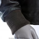 Veste en Cuir - Officielle MOTOBECANE - Marron fonc - Modle  Pilote 60's  - taille S