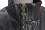 Veste en Cuir - Officielle MOTOBECANE - Marron fonc - Modle  Pilote 60's  - taille S