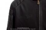 Veste en Cuir - Officielle MOTOBECANE - Noire - Modle  Pilote Motor  - taille L