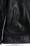 Veste en Cuir - Officielle MOTOBECANE - Noire - Modle  Pilote Motor  - taille M/L