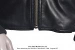 Veste en Cuir - Officielle MOTOBECANE - Noire - Modle  Pilote 60's  - taille XXL