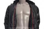 Veste en Cuir - Officielle MOTOBECANE - Noire - Modle  Pilote 60's  - taille XXL