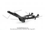 Bras oscillant long Noir -  patte de ressort moteur soude - pour Peugeot 103 SP / MVL
