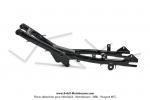 Bras oscillant long Noir -  patte de ressort moteur soude - pour Peugeot 103 SP / MVL