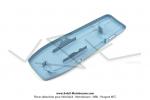 Porte-bagage Bleu pour Mobylette Motobcane MBK 88 dernire gnration / 881