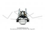 Fourche tlescopique chrome - Eco - pour Peugeot 103 MV / MVL / Vogue (...)