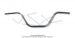 Guidon chrom - H.12cm - TRANSVAL - pour Mobylette Motobcane Motoconfort MBK 88 / 51
