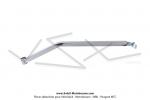 Barre de renfort - Coude - Carre - Chrome - pour Peugeot 103 SPX