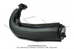 Pot d'chappement  Boudin  Noir - Fixation par bride - pour Mobylette MBK Dakota / Phenix / Kansas (Article non homologu / Interdit sur voie publique / Rserv  un usage comptition sur voie prive telle que circuit)