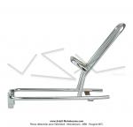 Porte-bagage de rservoir - chrom - pour Peugeot 103