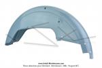 Garde-boue arrire Bleu pour Mobylette Motobcane / MBK 88 (dernire gnration) / 881