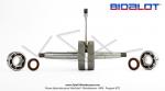 Vilebrequin Racing - Course 39,7mm - Soies de 20 - G1 / G2 Open / G3 Bidalot (Embiellage) + 2x Roulements 6204 ETN9/C3H + 2x Joints spi Racing Viton 20x30x5