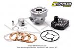 Cylindre / Piston / Culasse (Kit) Doppler ER1 - 39mm - 50cc - T6  boosters - pour Mobylettes MBK 51 (AV10)  refroidissement liquide H2O