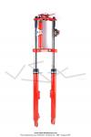 Fourche tlescopique rouge pour Peugeot 103 SP / SPX / RCX / CLIP (...)