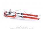 Fourche tlescopique rouge pour Peugeot 103 SP / SPX / RCX / CLIP (...)