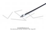 Cble de transmission de compteur Facomsa - 72.8cm - carr de 2.6mm - pour Peugeot 103 SPX / RCX