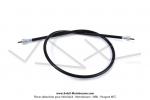 Cble de transmission de compteur Facomsa - 72.8cm - carr de 2.6mm - pour Peugeot 103 SPX / RCX