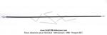 Cble de transmission de compteur Facomsa - 72.8cm - carr de 2.6mm - pour Peugeot 103 SPX / RCX