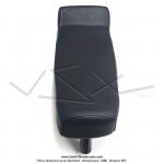 Selle longue bi-place noire avec tube pour Peugeot 103 / MBK 51 / PUCH