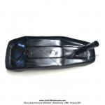 Selle longue bi-place noire avec tube pour Peugeot 103 / MBK 51 / PUCH