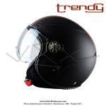 Casque Jet Noir / Cuivre Mat - Trendy  STRIP T-203  - Taille XL
