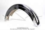 Garde-boue arrire - Acier chrom - Polissage / Chromage Suprieur - pour Peugeot 103 MVL (avec bavolets)