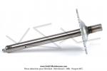 Axe de pdalier - Zingu - 24 dents - pour Peugeot 103 SP / MVL / 104