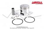 Piston Airsal 47 (T6) Bi-Segments pour kit Airsal liquide rf. 02145647 adaptable sur Mobylette Motobcane MBK 51 (AV10) - Article non homologu / Interdit sur voie publique / Rserv  un usage comptition sur voie prive telle que circuit.