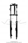 Fourche tlescopique noire - TRANSVAL - pour Peugeot 103 SP / SPX / RCX / CLIP (...)