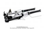Fourche tlescopique noire - TRANSVAL - pour Peugeot 103 SP / SPX / RCX / CLIP (...)