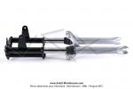 Fourche tlescopique Noire / Grise pour Mobylette MBK 51 Swing (...)