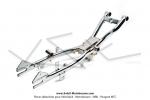 Bras oscillant long Chrom - version  Export  - pour Peugeot 103 SP / MV / MVL (...)