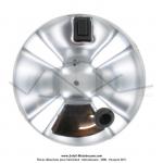 Phare avant 140 chrom avec interrupteur - culot BA20D - portire chrome - Universel