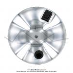 Phare avant 140 chrom avec interrupteur - portire chrome avec dport - Universel