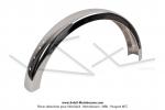 Garde-boue arrire - Acier chrom - Polissage / Chromage Suprieur - pour Peugeot 103 MVL (sans bavolets)