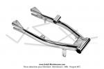 Bras oscillant court Chrom pour Peugeot 103 Vogue (dernire gnration)