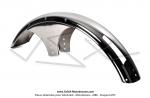 Garde-boue avant - Acier chrom - Polissage / Chromage PREMIUM (Haut de Gamme) - pour Peugeot 103 SP (flancs rivets)