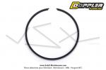 Segment Doppler - 40x1mm - fonte / chrom - ergotage interne - pour Peugeot 103 SP / MV / SPX / RCX (...) (x1pc)