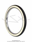 Pneu 2.00 x 16 (2.00-16) type Y  Flancs Blanc Crme -  Premium  VSX - pour SoleX 5000