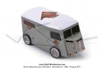 Miniature bote fourgonnette CITRON HY  Tube  de concessionnaire MOTOBECANE
