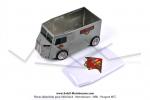 Miniature bote fourgonnette CITRON HY  Tube  de concessionnaire MOTOBECANE